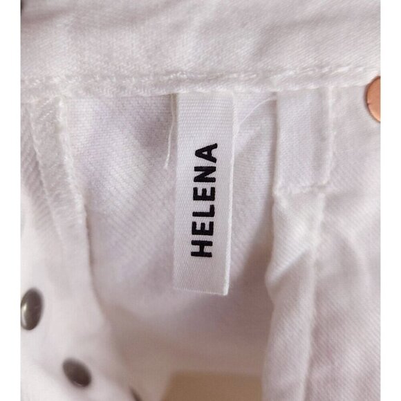 GRLFRND Helena Cut Off Shorts in Pierre White NWT - Picture 13 of 16